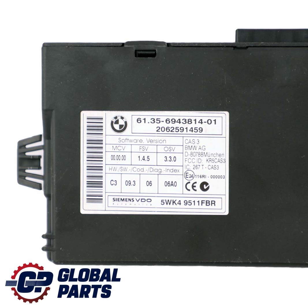 BMW E92 E93 Diesel 330d M57N2 231HP ECU Kit DDE 7805286 + CAS3 + Key Automatic