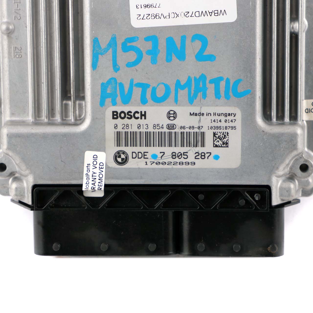 BMW E60 E90 X5 E70 3.0sd 335d 535d M57N2 Engine ECU DDE 7805287 Automatic