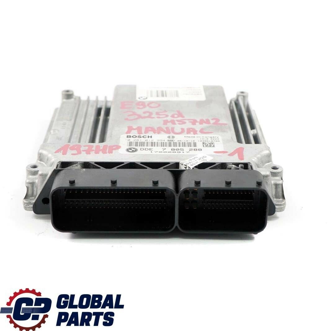 BMW E60 LCI E90 E91 E92 325d 525d M57N2 Engine ECU KIT DDE 7805288 CAS3 + Keys