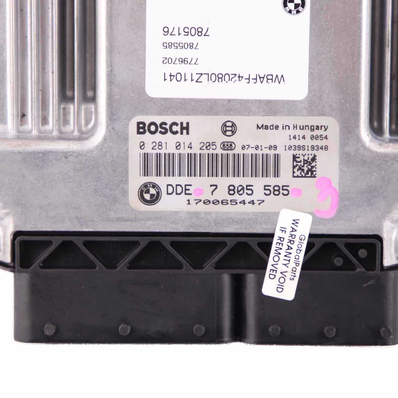 BMW X5 E70 Diesel 3.0d M57N2 235HP ECU Kit DDE 7805585 + CAS3 + Key Automatic