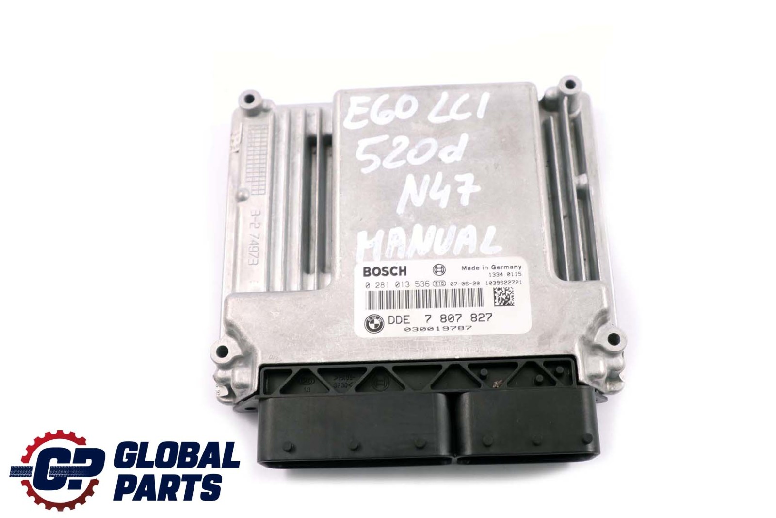 BMW E60 E61 LCI 520d N47 177HP Diesel Engine Unit ECU DDE 7807827 Manual 