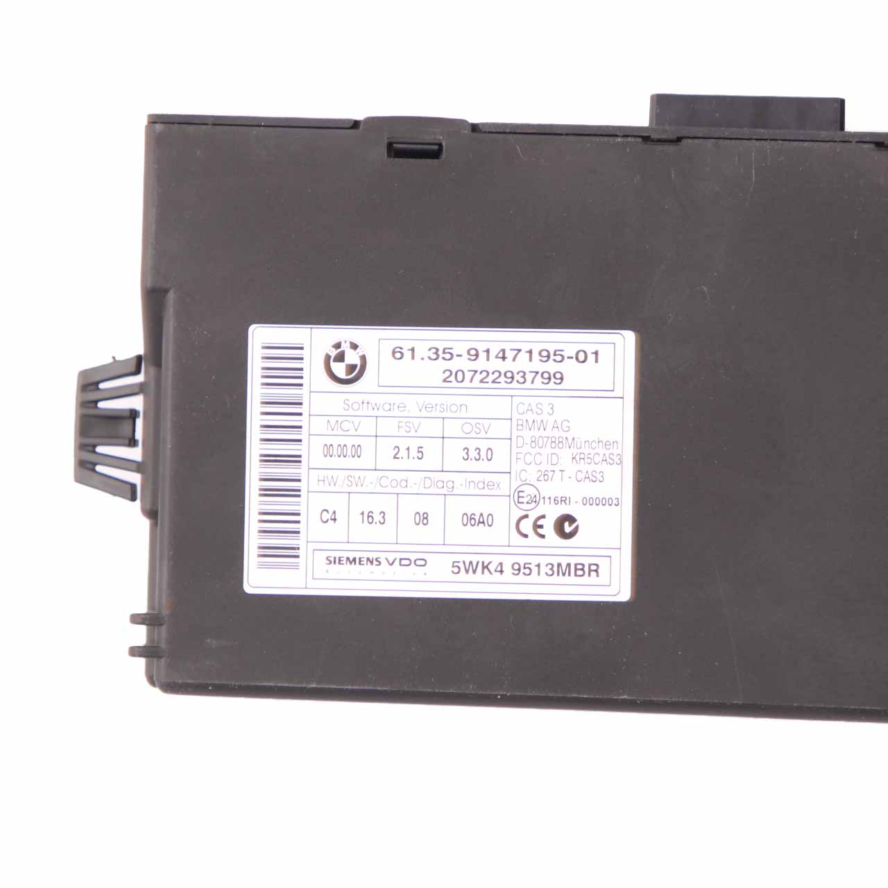 BMW E60 E61 LCI 530d M57N2 235HP Engine Control ECU KIT DDE 7808205 CAS3 Key