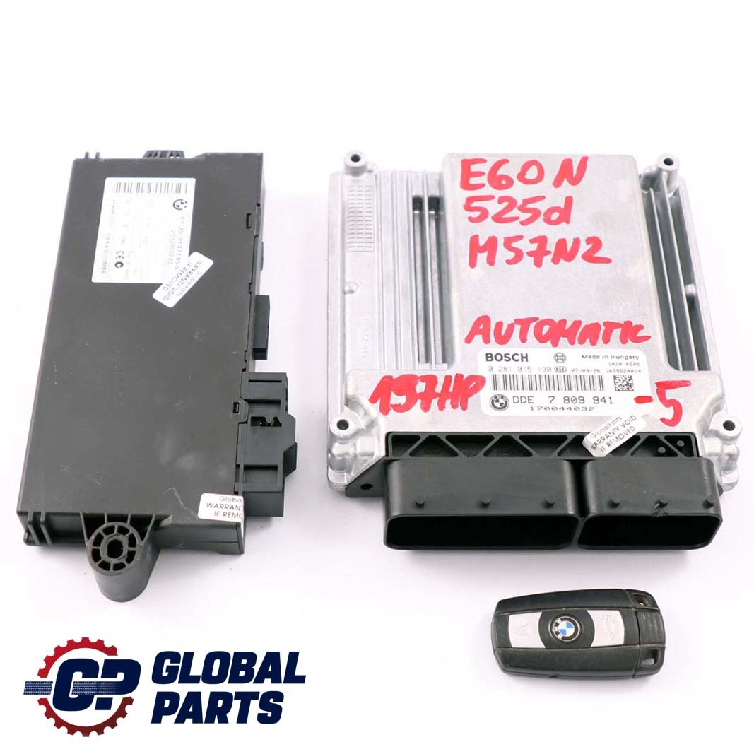 BMW E60 LCI E90 M57N2 325d 525d 197HP ECU Kit DME CAS3 + Key 7809941 Automatic