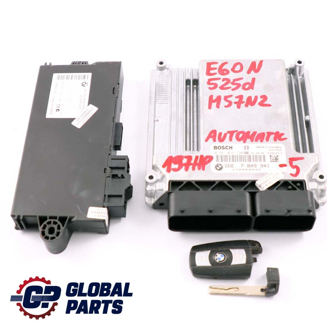 BMW E60 LCI E90 M57N2 325d 525d 197HP ECU Kit DME CAS3 + Key 7809941 Automatic