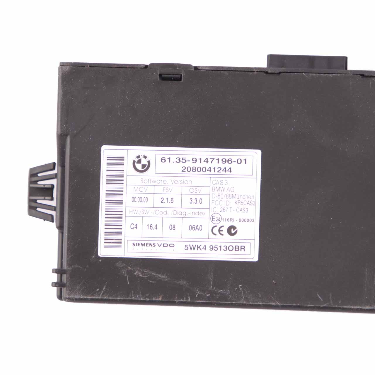 BMW E60 LCI E90 M57N2 325d 525d 197HP ECU Kit DME CAS3 + Keys 7809941 Automatic