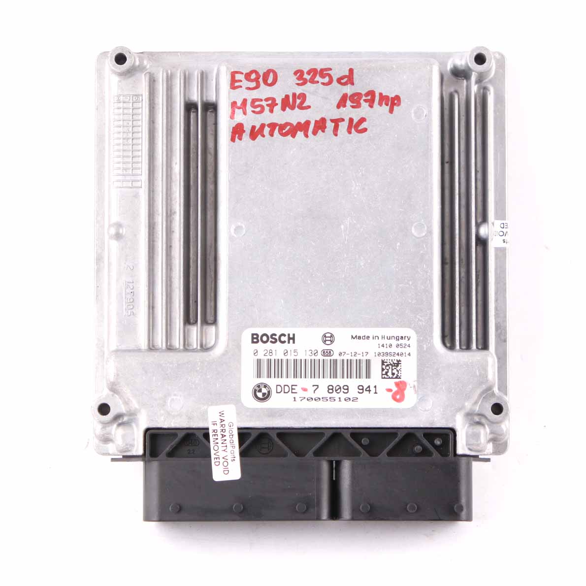 BMW E60 LCI E90 M57N2 325d 525d 197HP ECU Kit DME CAS3 + Key 7809941 Automatic