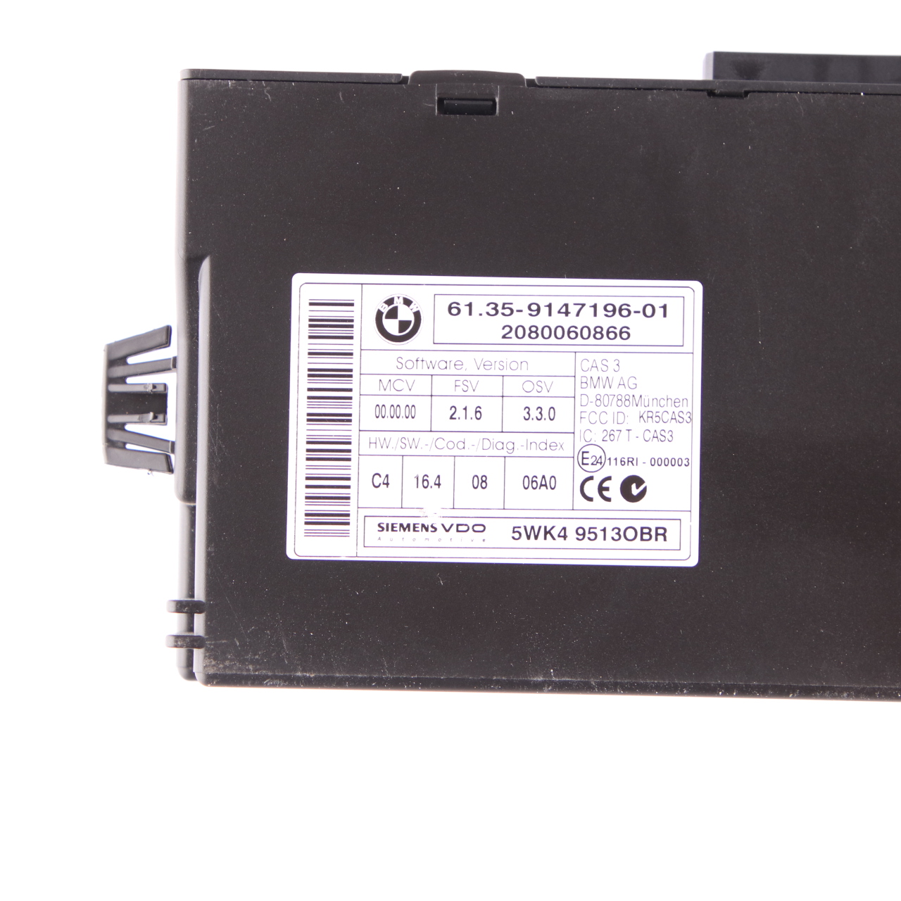 BMW E60 LCI E90 M57N2 325d 525d 197HP ECU Kit DME CAS3 + Key 7809941 Automatic