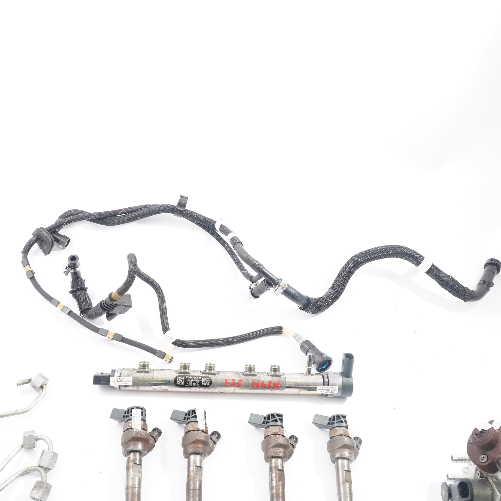 BMW X3 F25 18d 20dX N47N Diesel Engine Fuel Injection Injector System Set