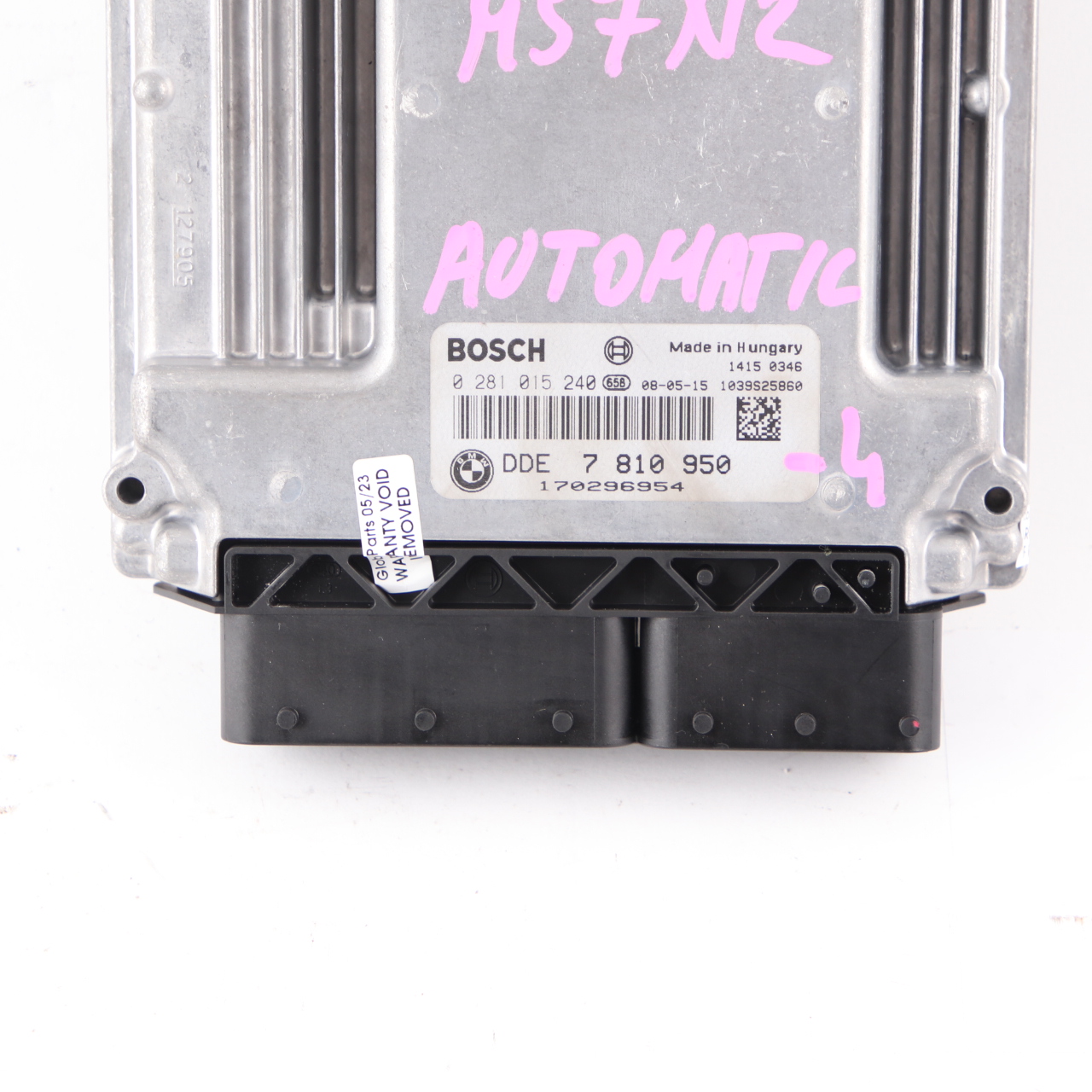 BMW E90 330d M57N2 231HP Engine Control Unit Module ECU DDE 7810950 Automatic