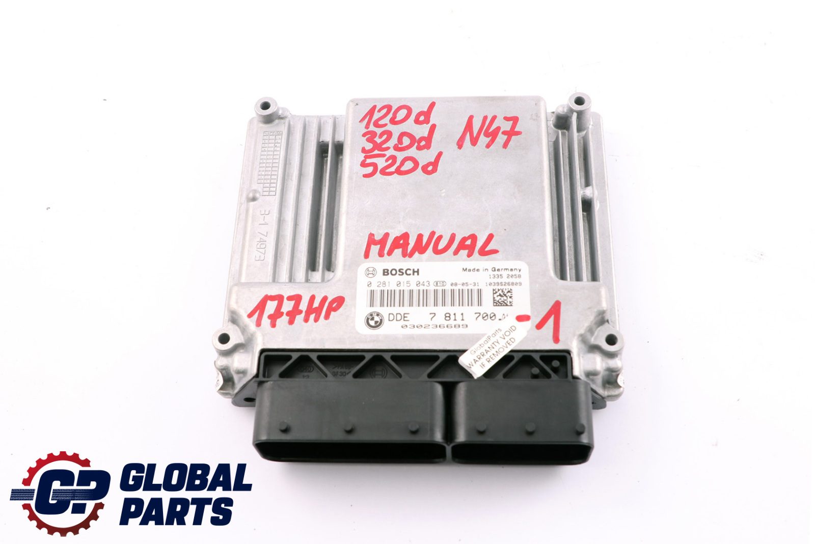 BMW E81 E87 E90 E91 120d 320d N47 Engine Control Unit ECU DDE 7811700