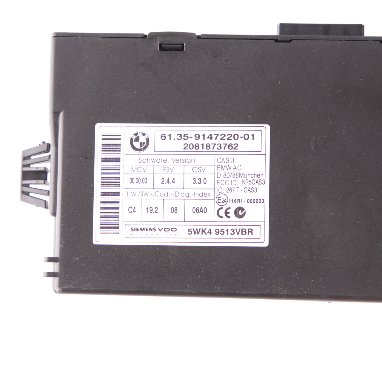 BMW E60 LCI E87 E90 120d 320d 520d N47 177HP ECU KIT DDE 7811700 CAS3 Key Manual