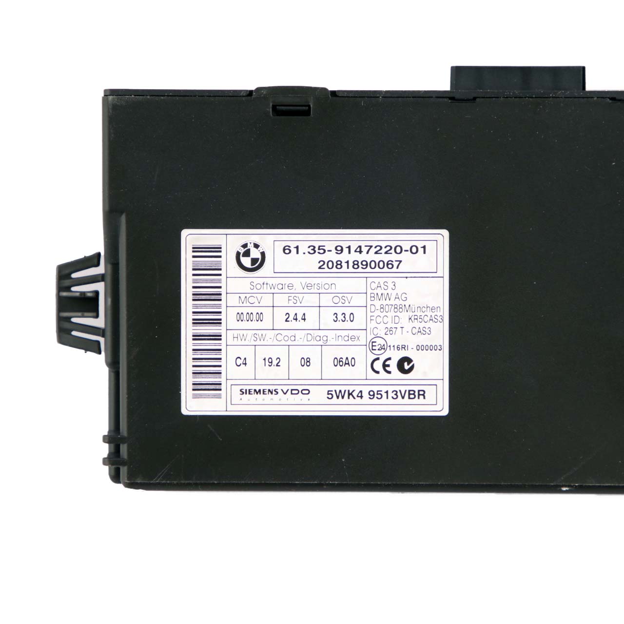 BMW E60 E61 LCI E90 320d 520d N47 177HP ECU KIT DDE 7811700 CAS3 + Keys Manual