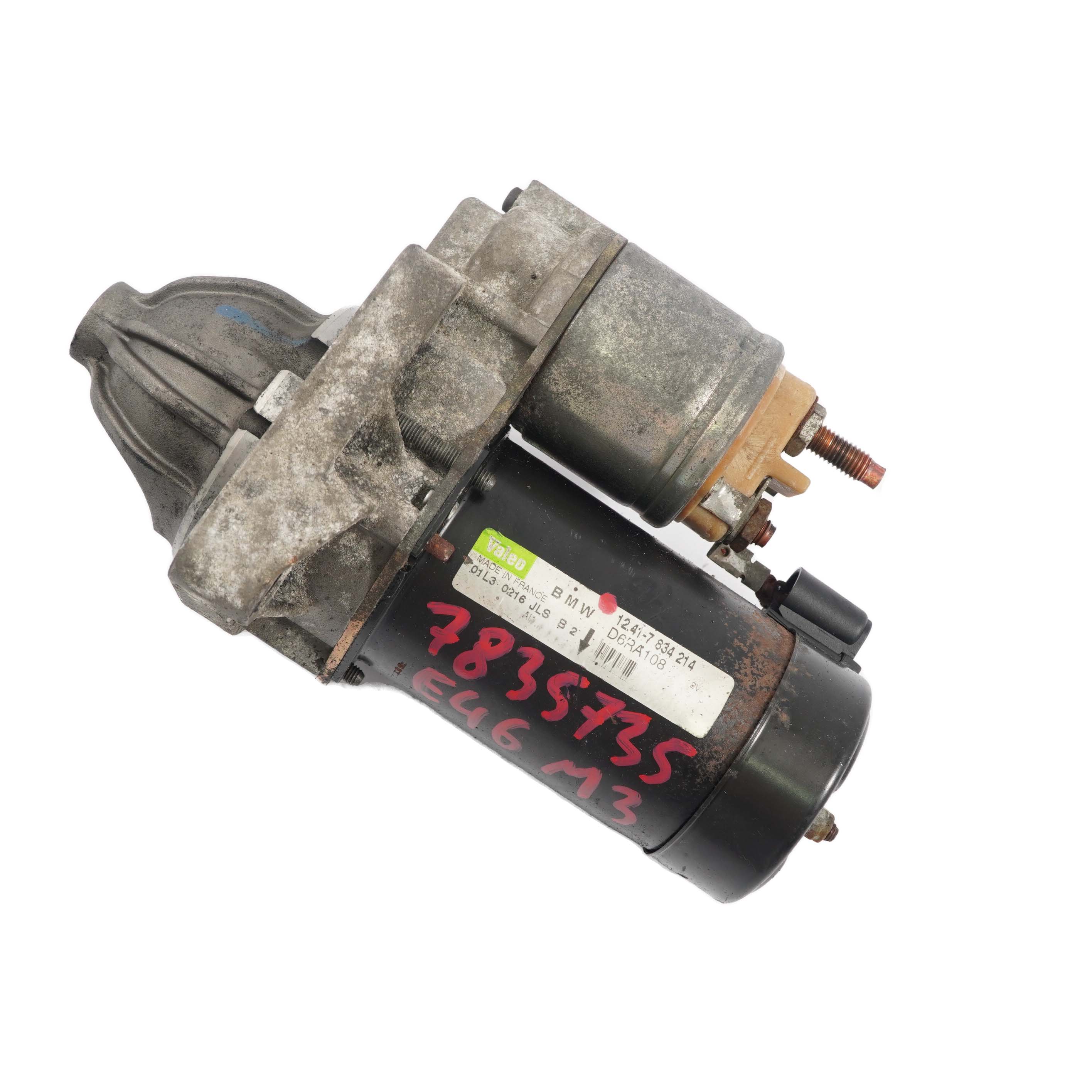 BMW E46 M3 Z4 E85 M3.2 Engine Starter Motor Valeo 7834214