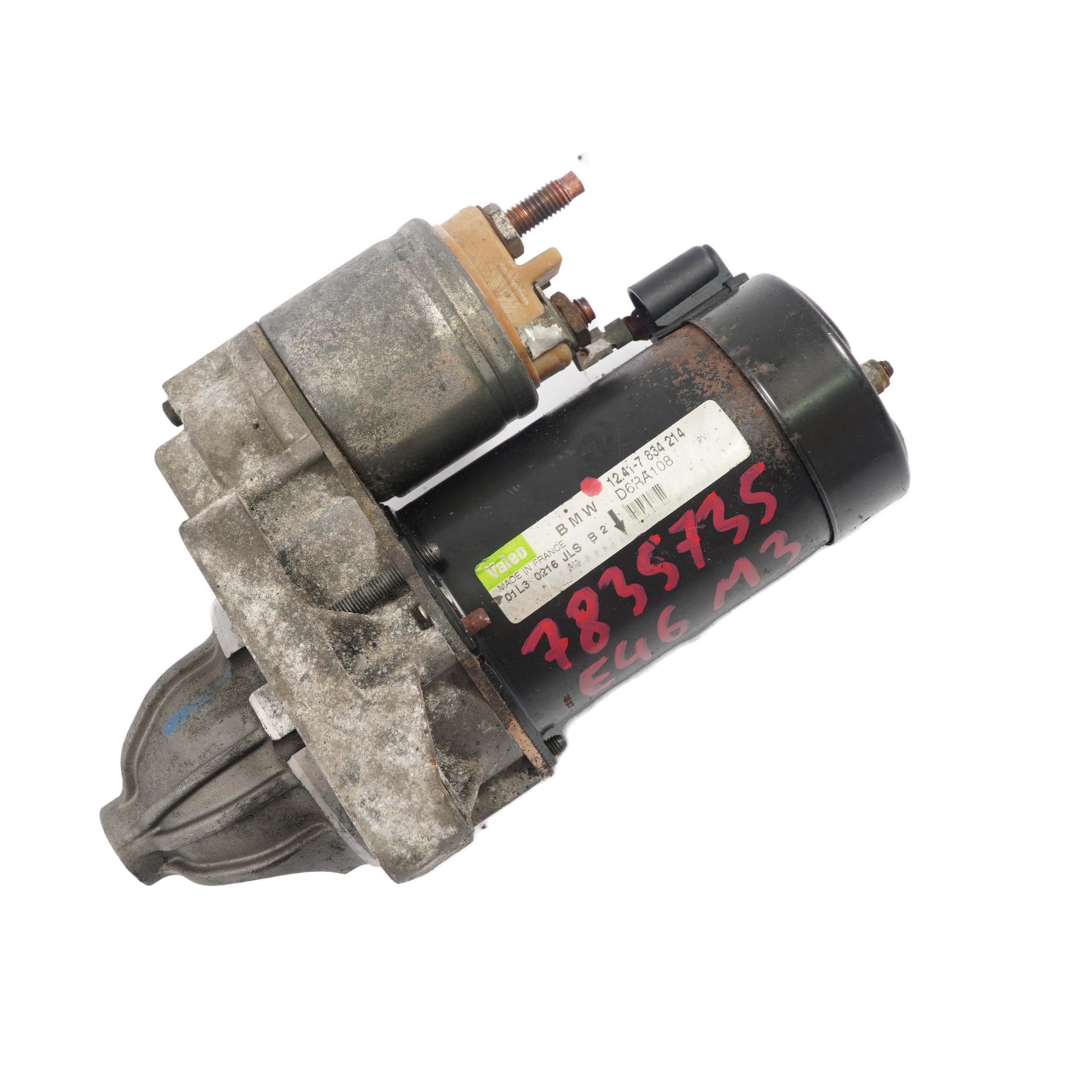 BMW E46 M3 Z4 E85 M3.2 Engine Starter Motor Valeo 7834214