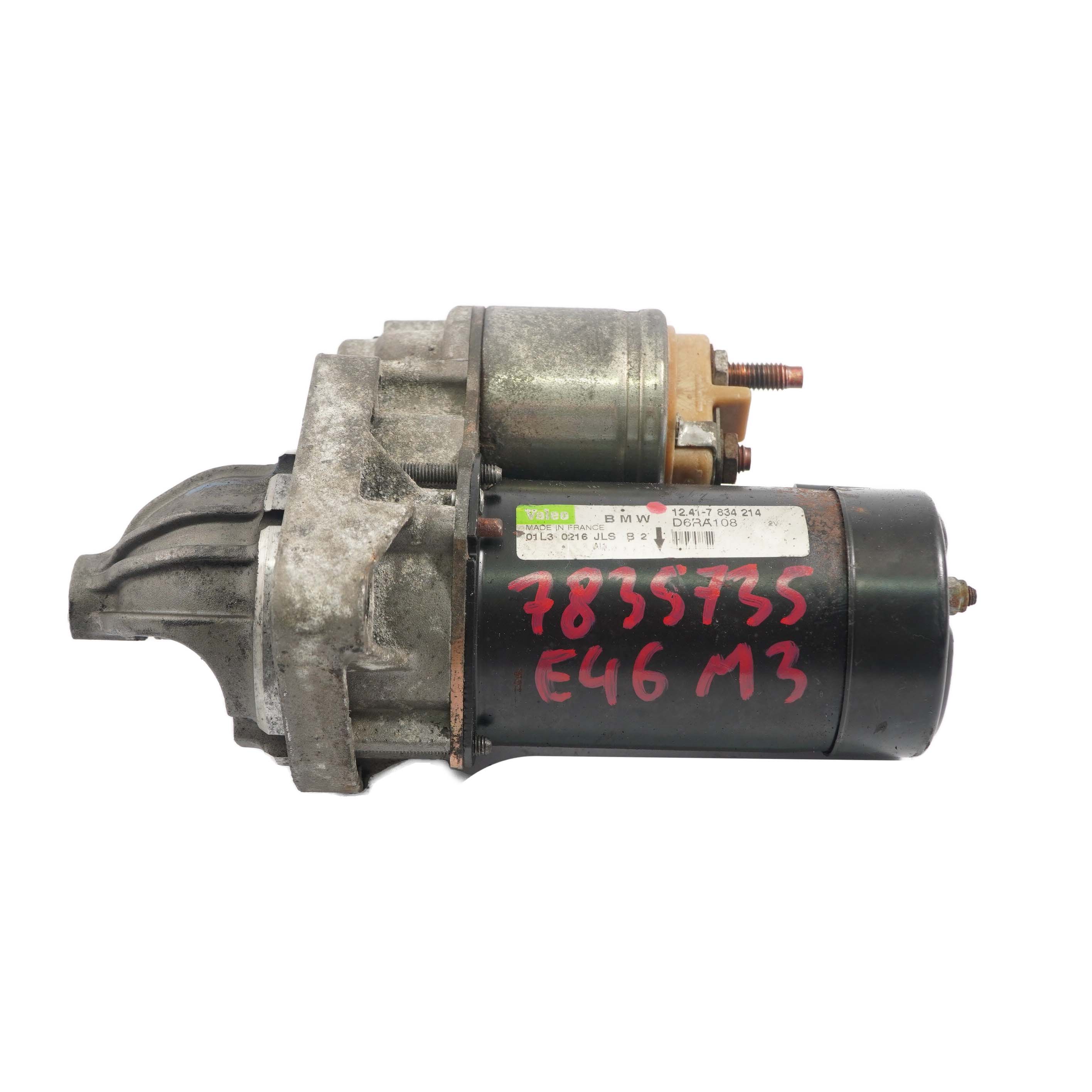 BMW E46 M3 Z4 E85 M3.2 Engine Starter Motor Valeo 7834214