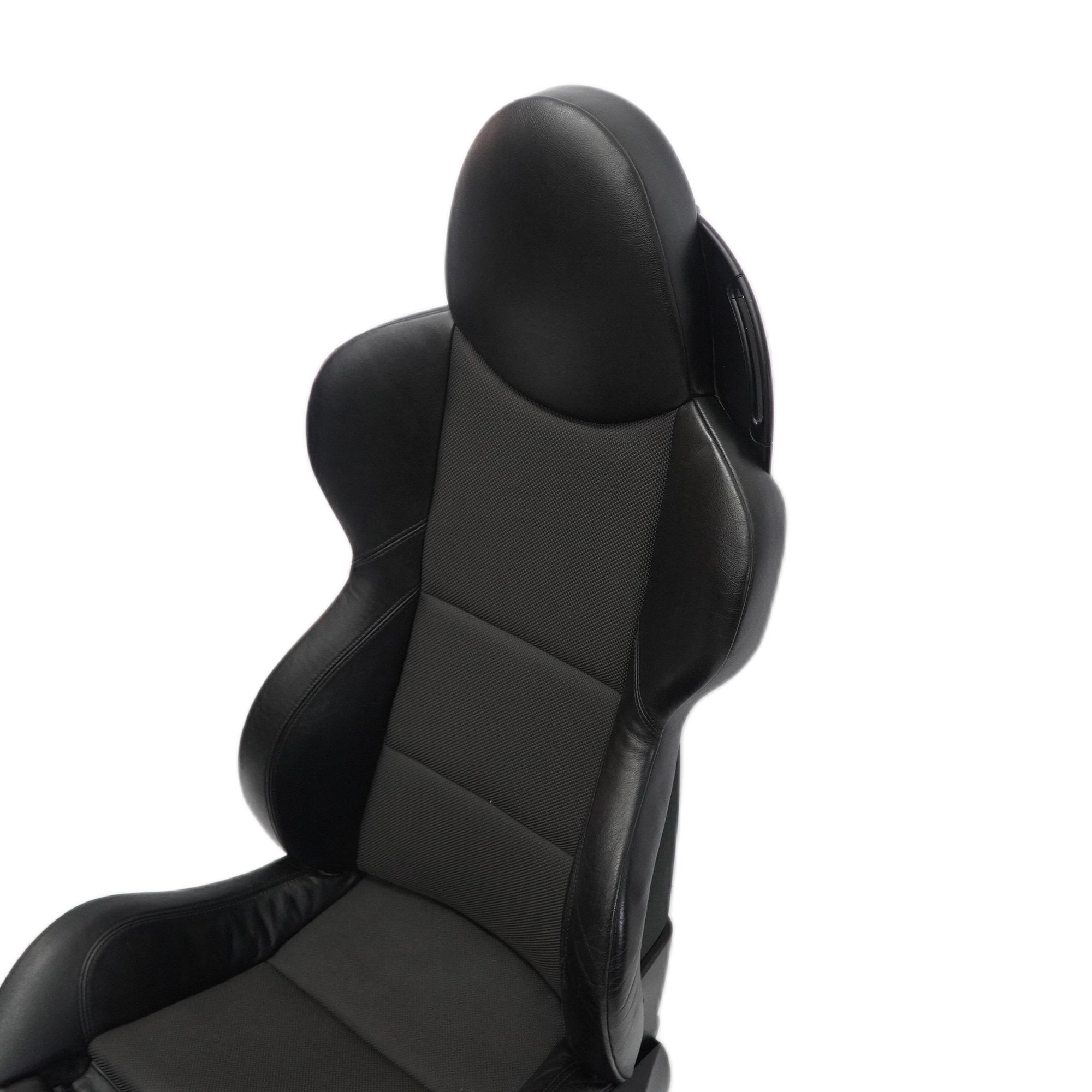 Front Seat BMW Z4 E85 M Sport Left N/S Black Cloth / Leather Active Sports