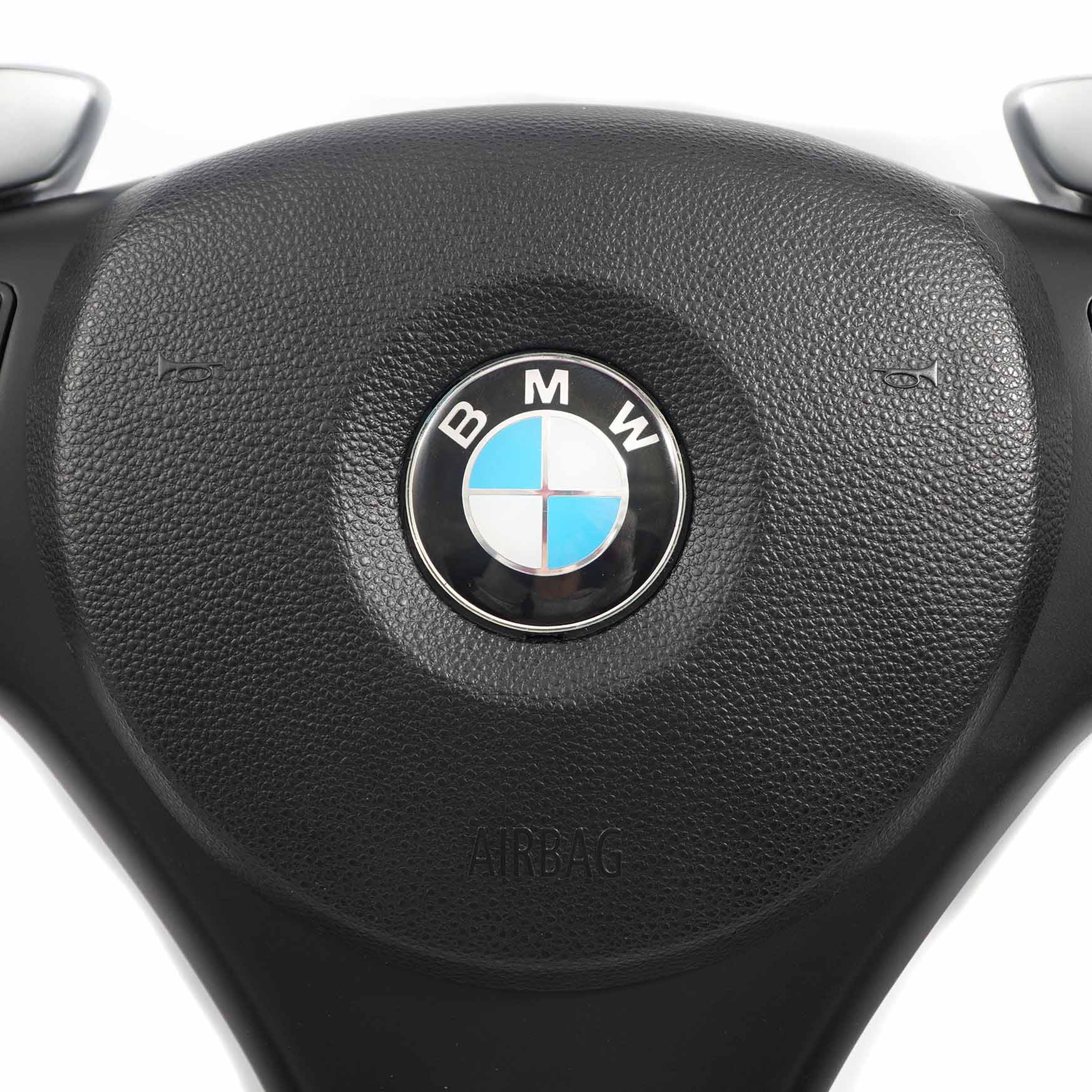 BMW E87 E90 E91 NEW Leather Alcantara M-Sport Thick Steering Wheel Paddle Shift