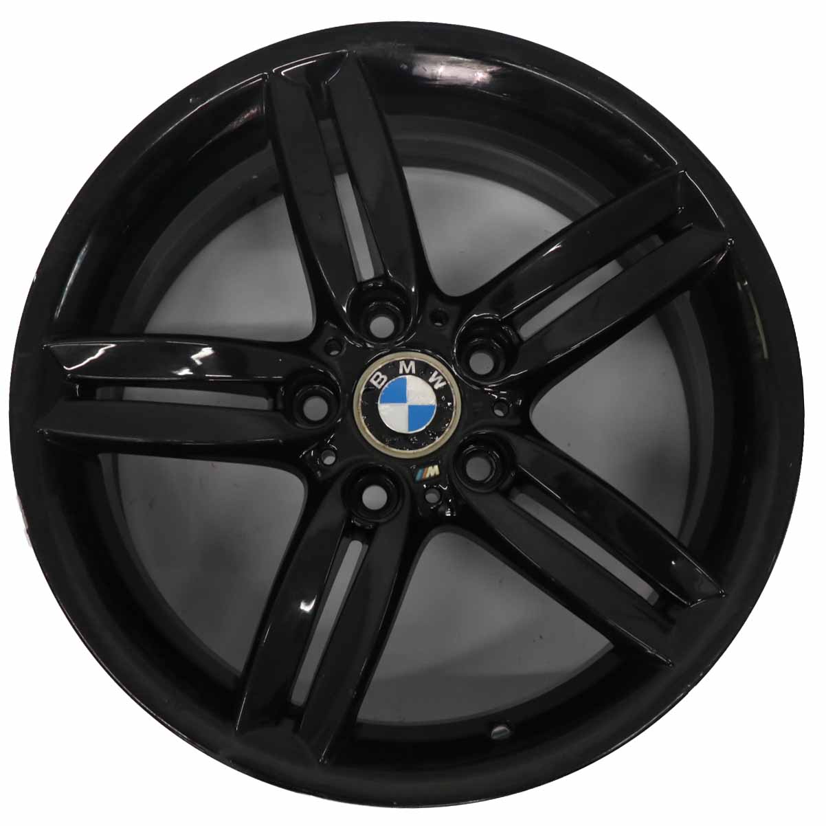 BMW E81 E87 Black Rear Alloy Wheel Rim 18" 8,5J M double Spoke 208 7839305