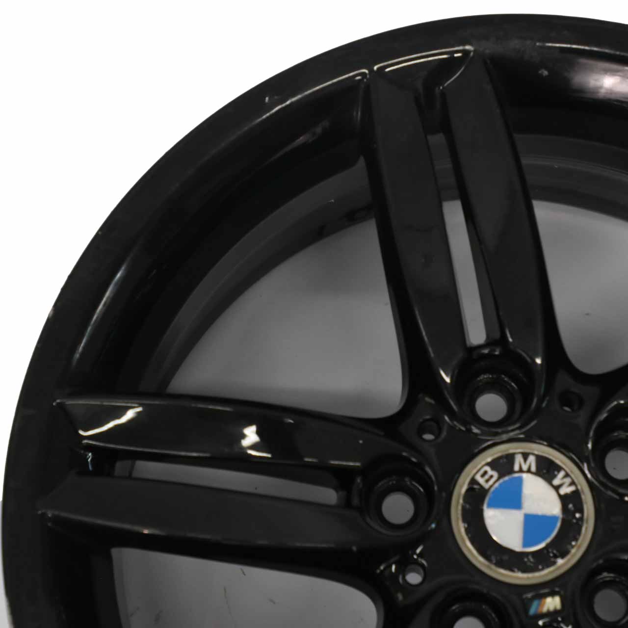 BMW E81 E87 Black Rear Alloy Wheel Rim 18" 8,5J M double Spoke 208 7839305