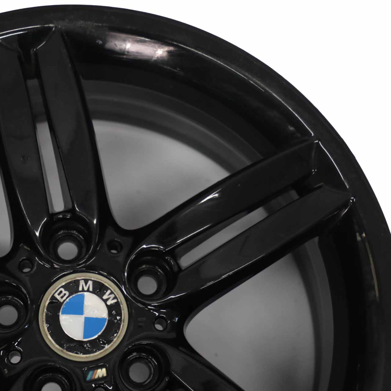 BMW E81 E87 Black Rear Alloy Wheel Rim 18" 8,5J M double Spoke 208 7839305