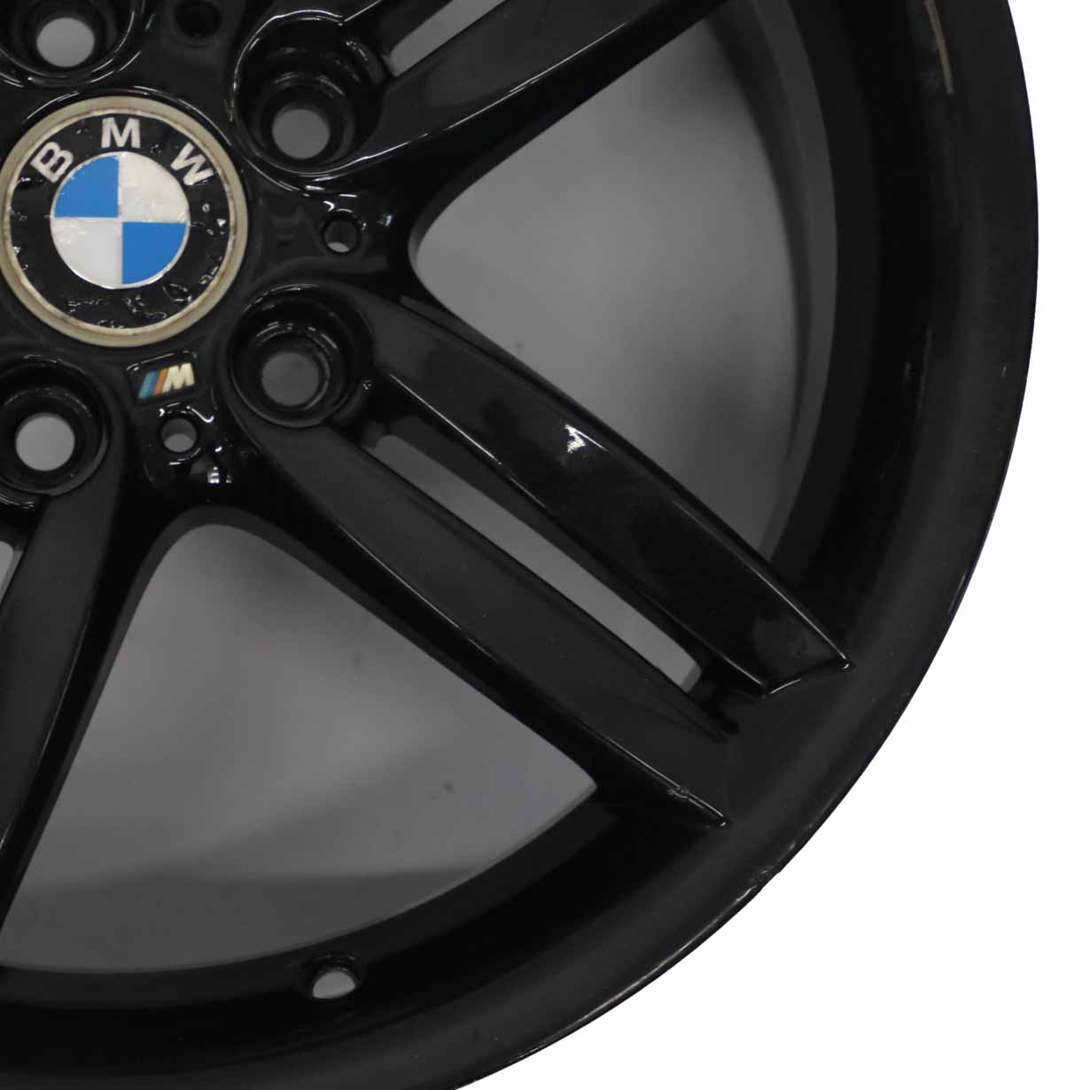 BMW E81 E87 Black Rear Alloy Wheel Rim 18" 8,5J M double Spoke 208 7839305