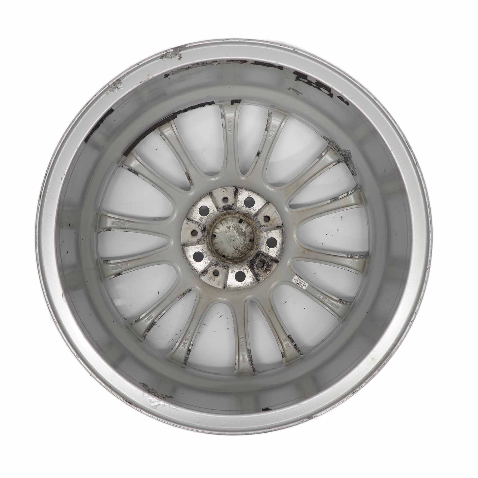 Wheel Rim BMW F01 F02 F07 Silver Alloy 19" V Spoke 302 8,5J ET:25 7841819