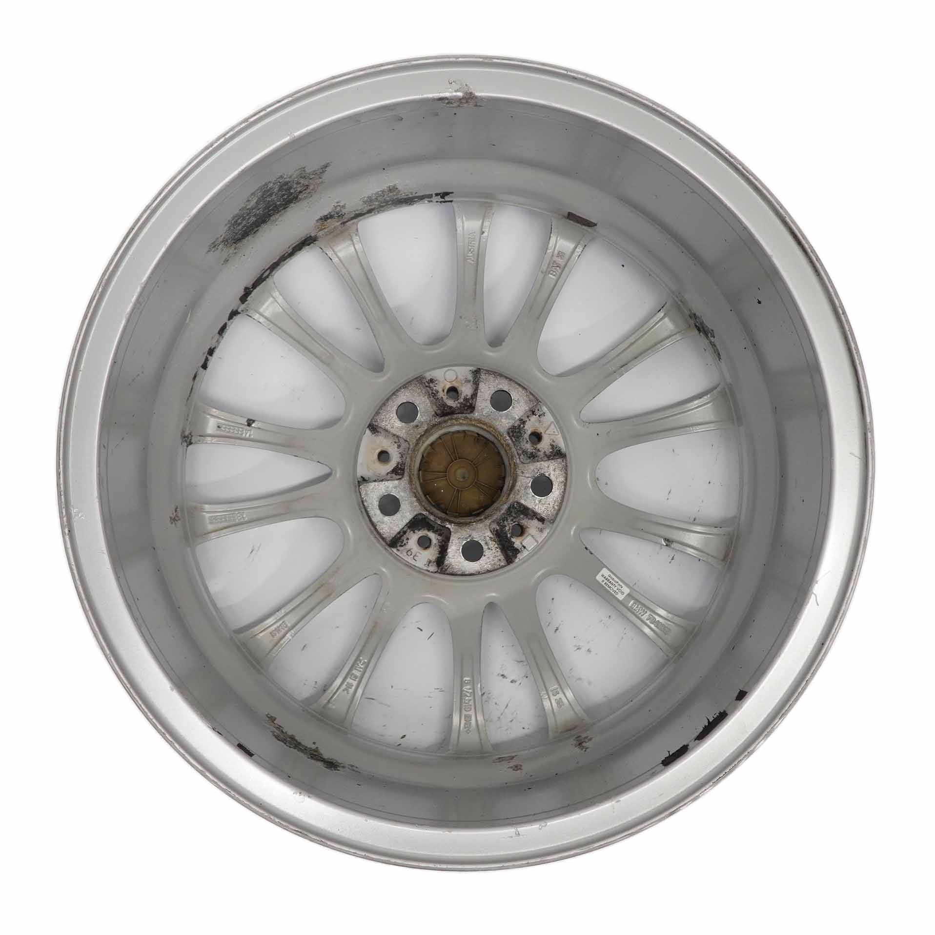 Wheel Rim BMW F01 F02 F07 Silver Alloy 19" V Spoke 302 8,5J ET:25 7841819