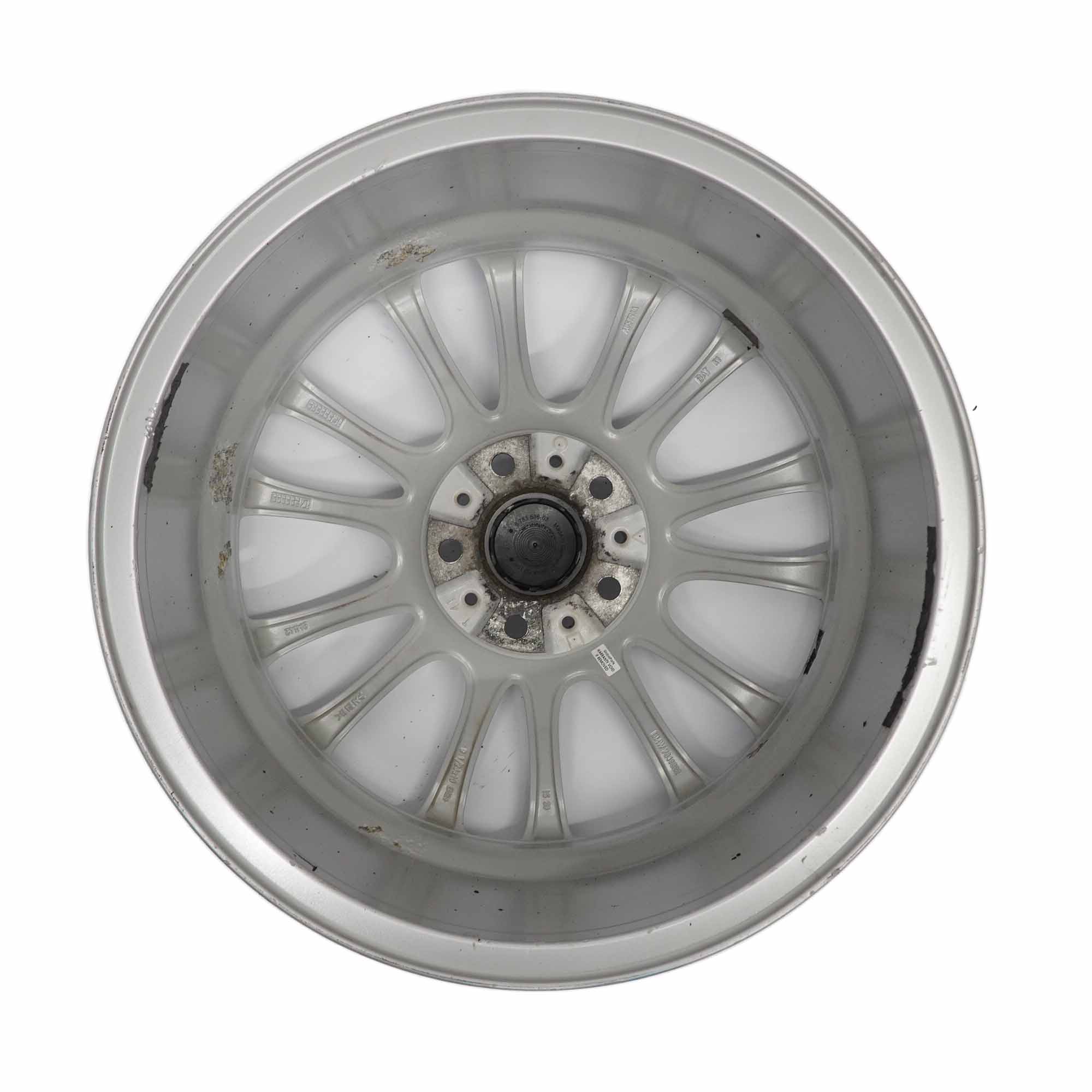 Wheel Rim BMW F01 F02 F07 Silver Alloy 19" V Spoke 302 9,5J ET:39 7841822