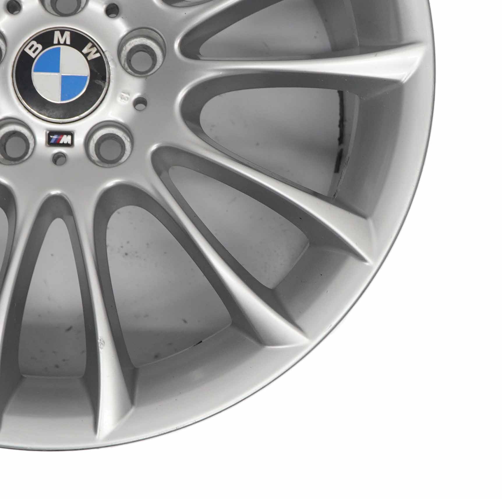 Wheel Rim BMW F01 F02 F07 Silver Alloy 19" V Spoke 302 9,5J ET:39 7841822