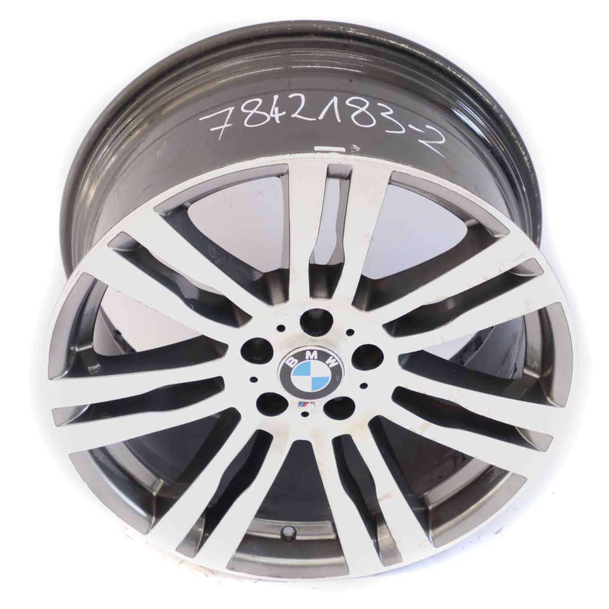 BMW X5 E70 Front Wheel Light Alloy Rim Grey M Double Spoke 20" 10J ET:40 7842183