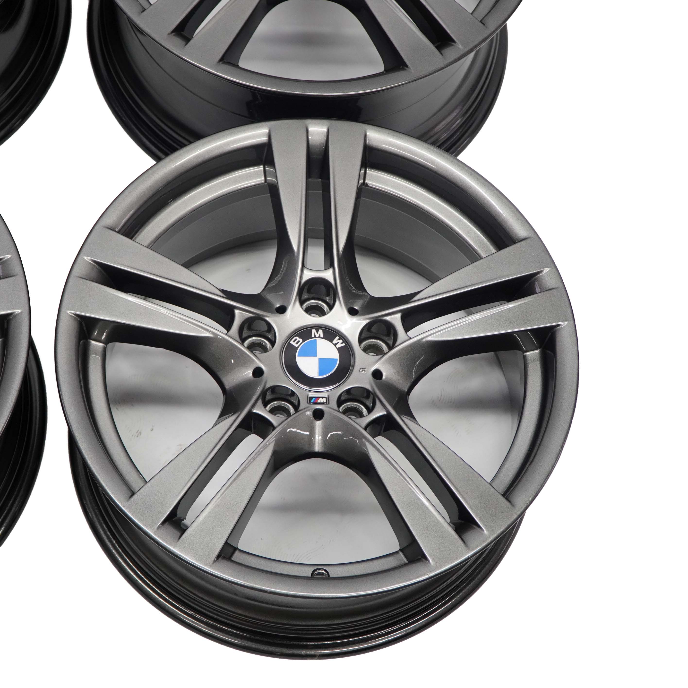 BMW X1 E84 Grey Complete Set 4x Wheel Rim 18" M Double Spoke 355 7842636 7842637