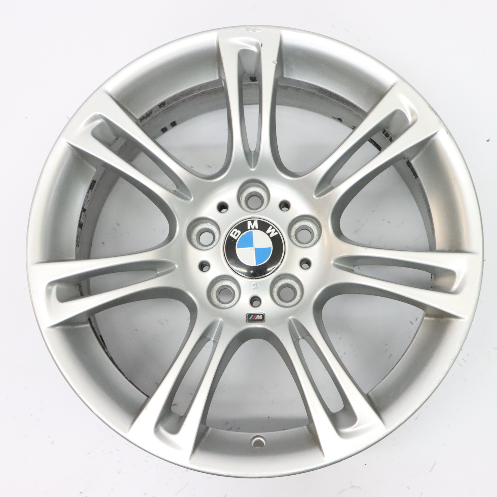 BMW F10 F11 F12 Silver Wheel Alloy Rim M Double Spoke 350 8J 18" ET:30 7842650