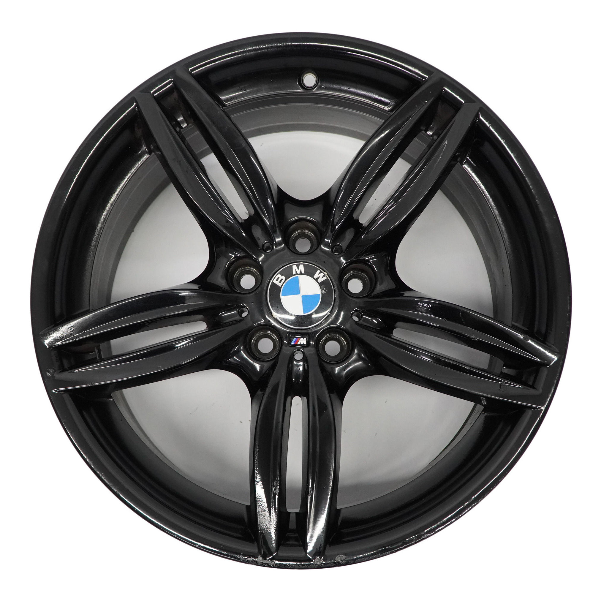 BMW F10 F11 F12 Front Black Alloy Wheel Rim 19" 8,5J M Double Spoke 351 7842652