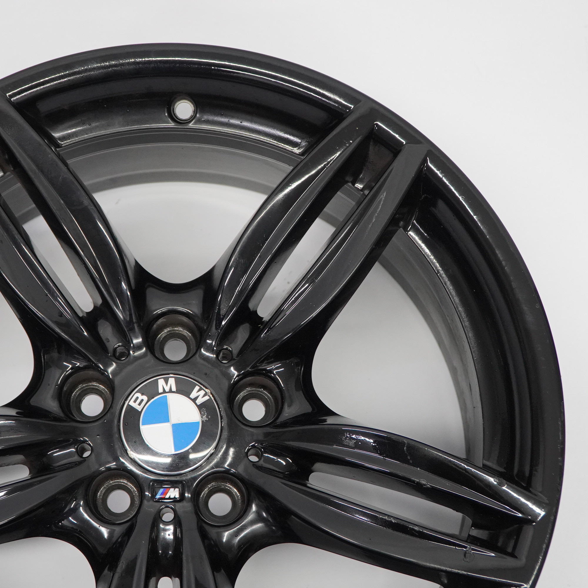 BMW F10 F11 F12 Front Black Alloy Wheel Rim 19" 8,5J M Double Spoke 351 7842652