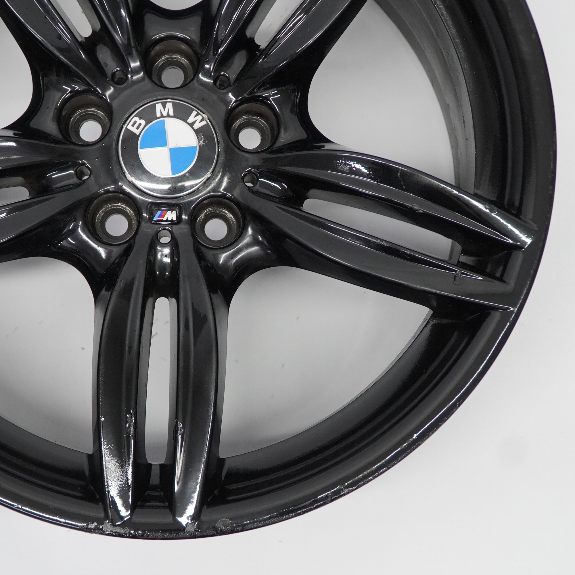 BMW F10 F11 F12 Front Black Alloy Wheel Rim 19" 8,5J M Double Spoke 351 7842652