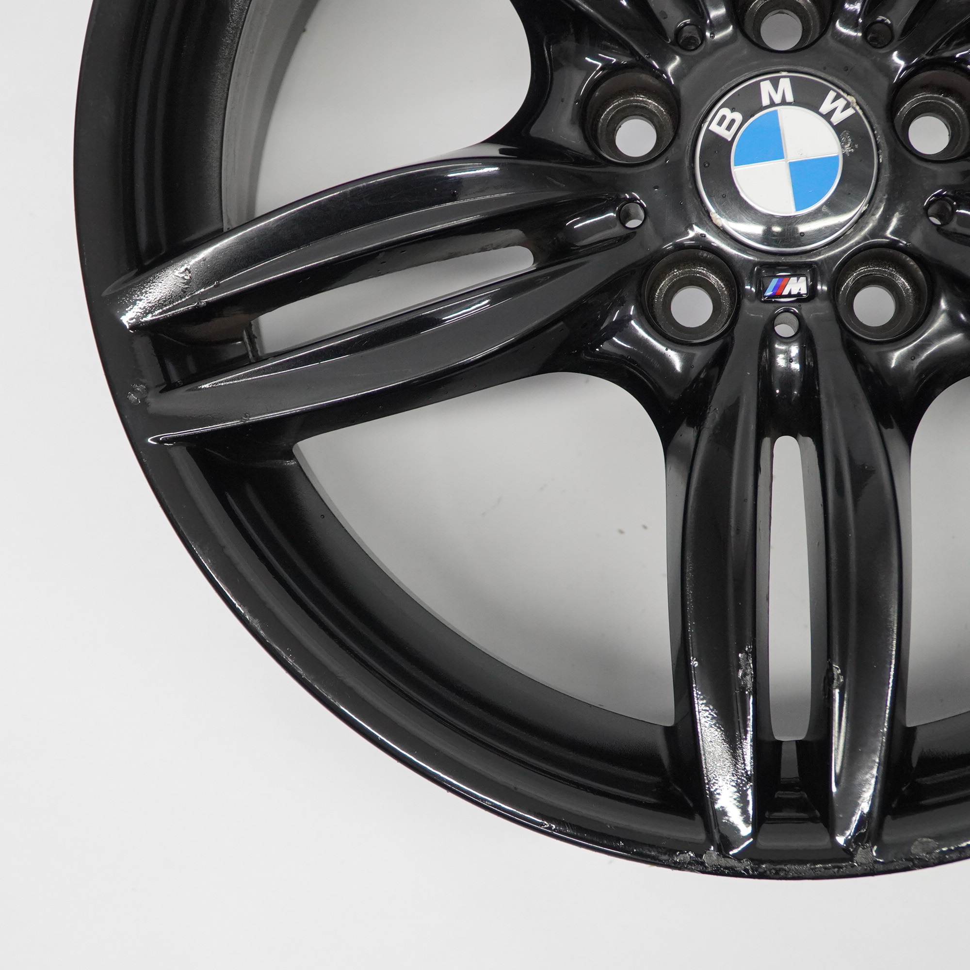 BMW F10 F11 F12 Front Black Alloy Wheel Rim 19" 8,5J M Double Spoke 351 7842652