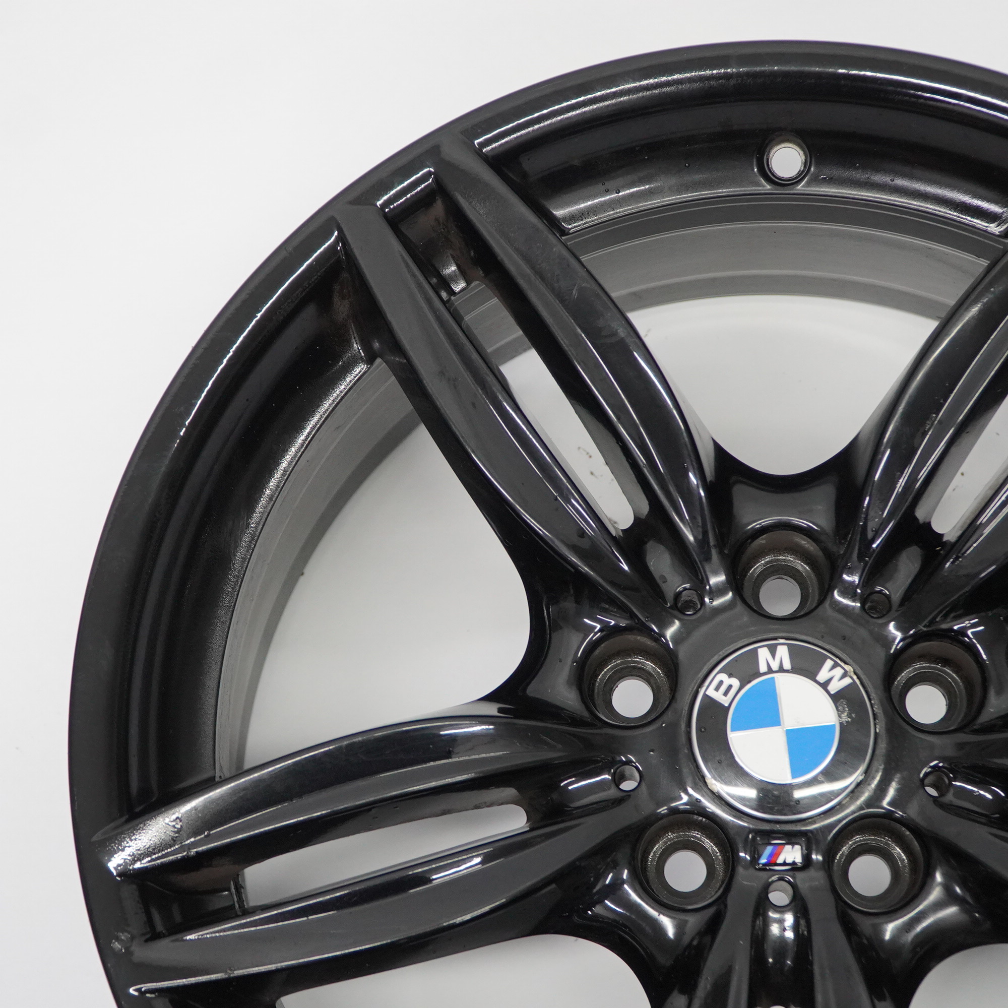 BMW F10 F11 F12 Front Black Alloy Wheel Rim 19" 8,5J M Double Spoke 351 7842652