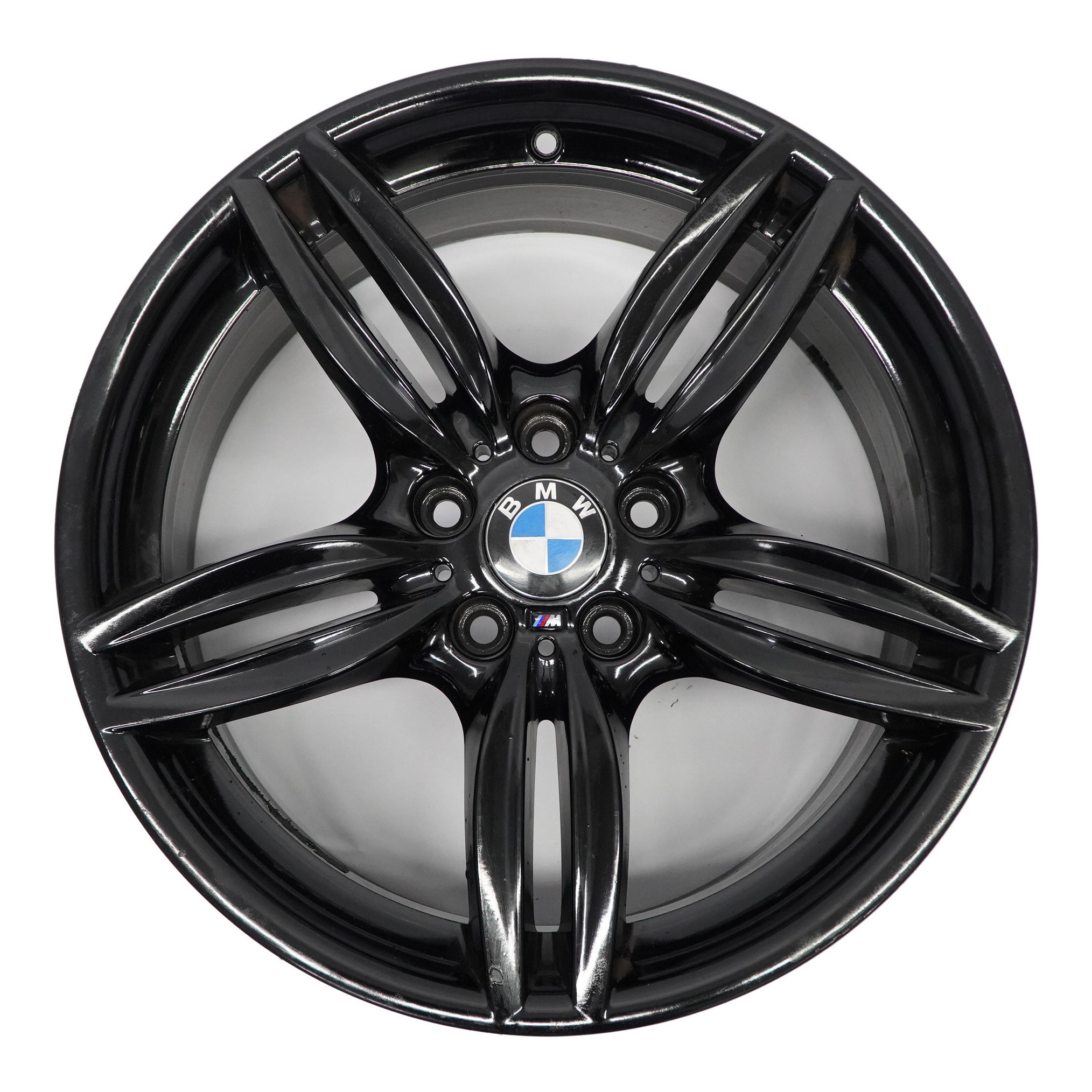 BMW F10 F12 Black Rear Wheel Alloy Rim M Double Spoke 351 9J 19" ET:44 7842653