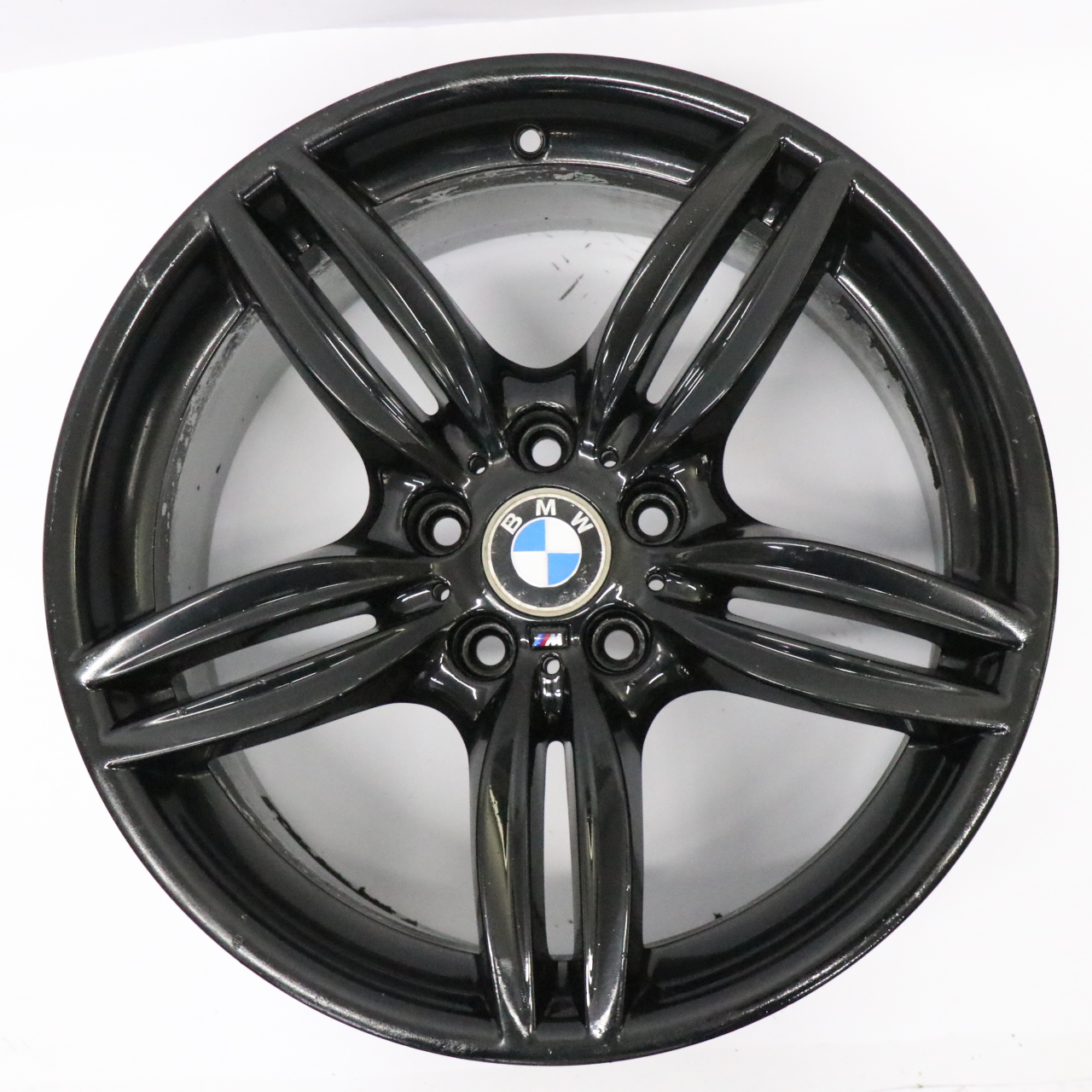 BMW F10 F12 Black Rear Wheel Alloy Rim M Double Spoke 351 9J 19" ET:44 7842653