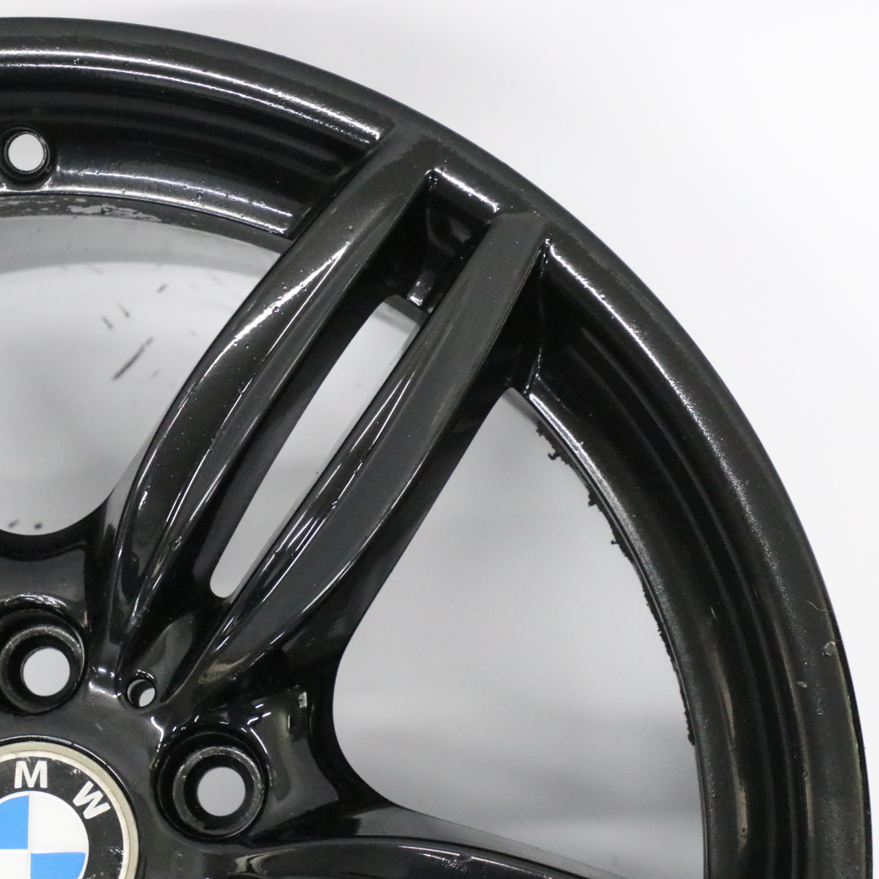 BMW F10 F12 Black Rear Wheel Alloy Rim M Double Spoke 351 9J 19" ET:44 7842653