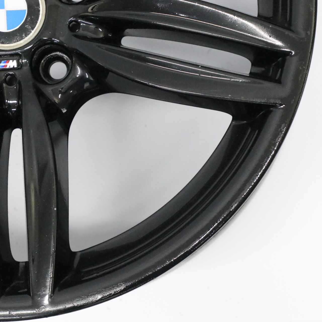 BMW F10 F12 Black Rear Wheel Alloy Rim M Double Spoke 351 9J 19" ET:44 7842653