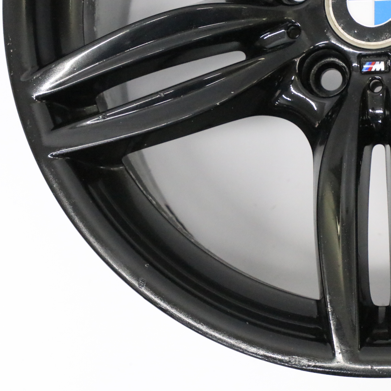 BMW F10 F12 Black Rear Wheel Alloy Rim M Double Spoke 351 9J 19" ET:44 7842653