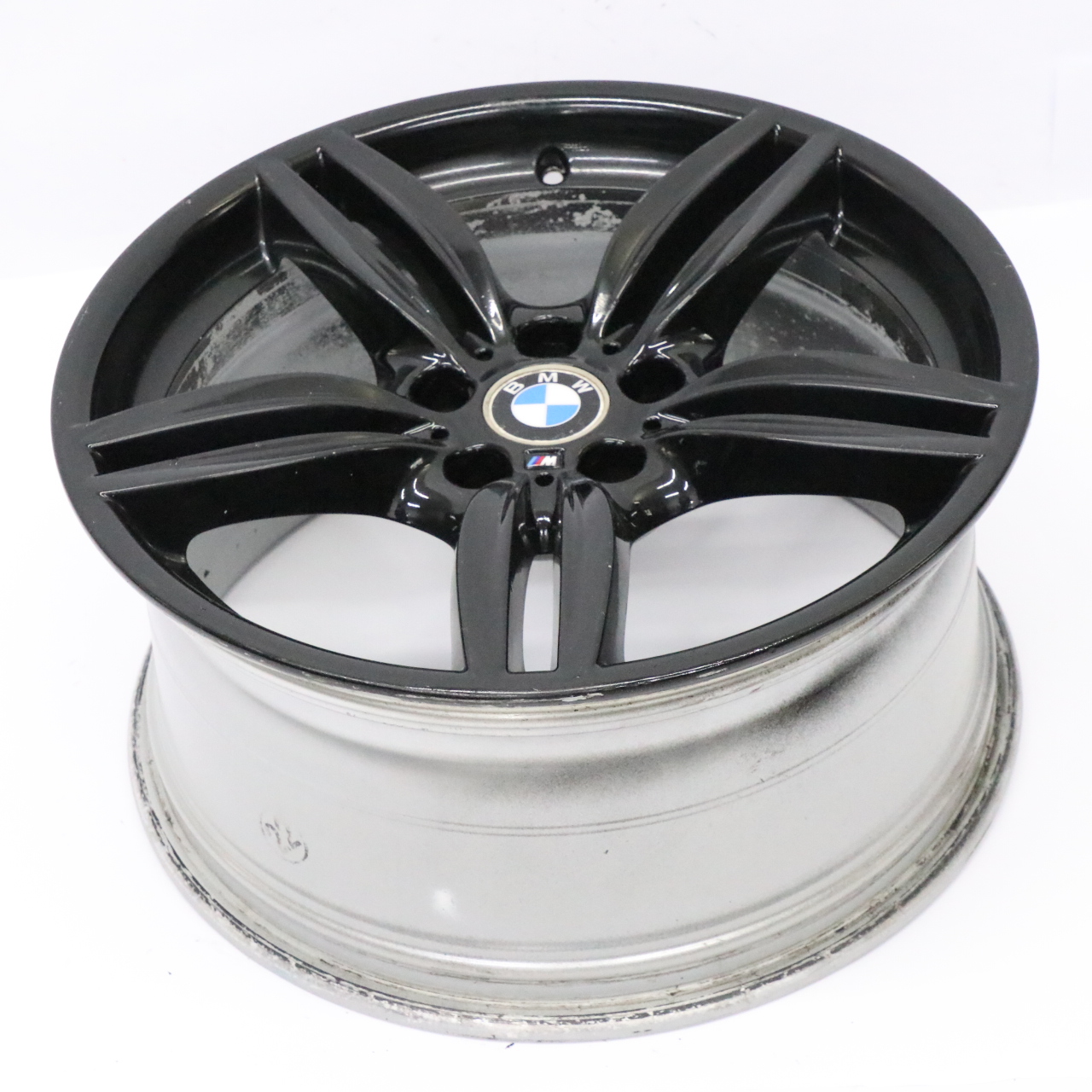 BMW F10 F12 Black Rear Wheel Alloy Rim M Double Spoke 351 9J 19" ET:44 7842653