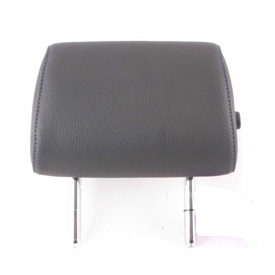 Seat Headrest BMW E90 E91 LCI Rear Backrest Middle Head Rest Leather Black