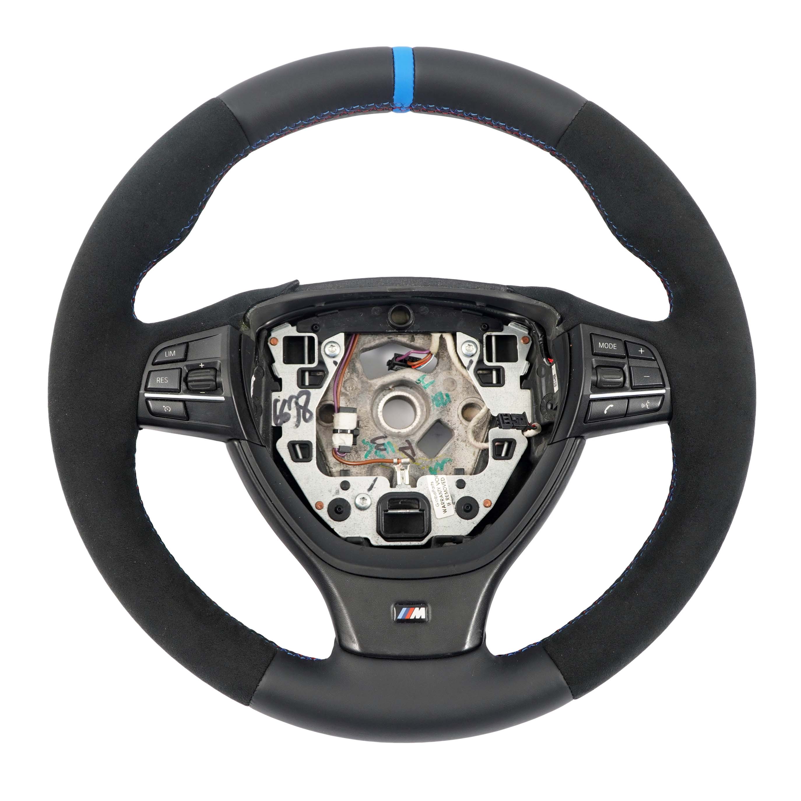 BMW F01 F07 GT F10 F11 F12 NEW Black Leather / Alcantara M Sport Steering Wheel