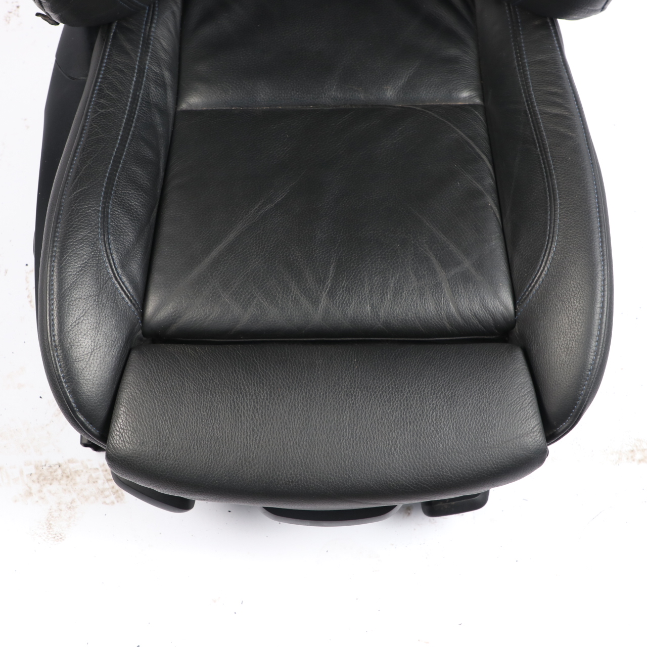 BMW E92 M Sport Black Leather Front Right Seat O/S Heated Contrast Blue