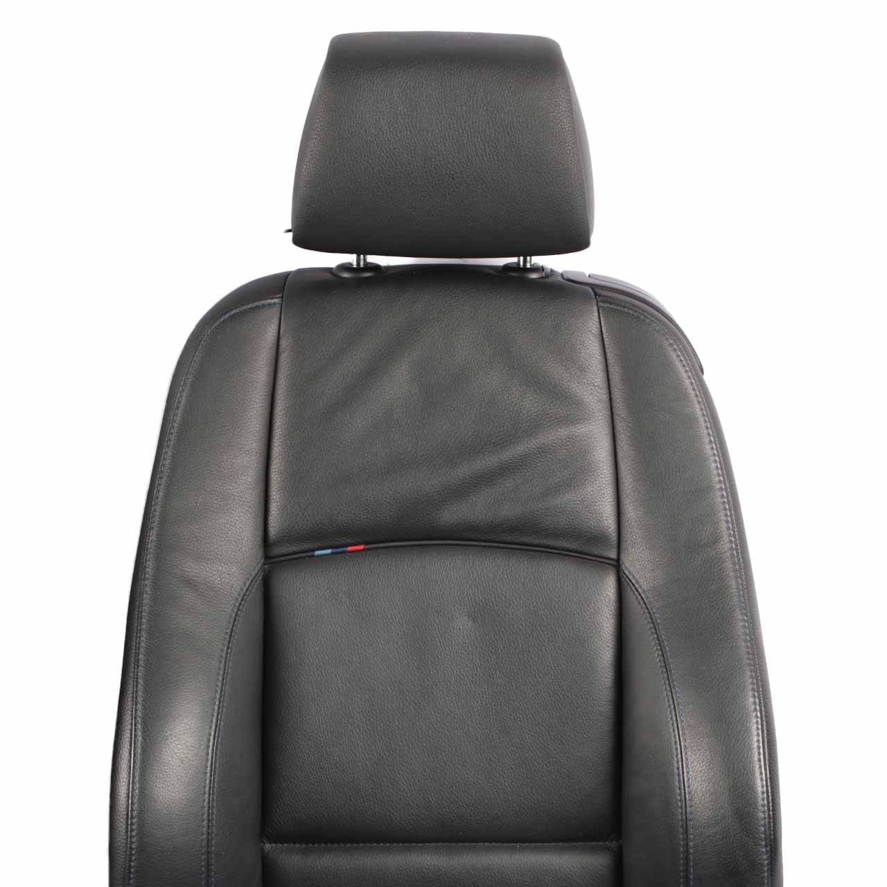 Seats M Sport BMW E92 Coupe Heated Electric Black Leather Contrast Blue Seat Set