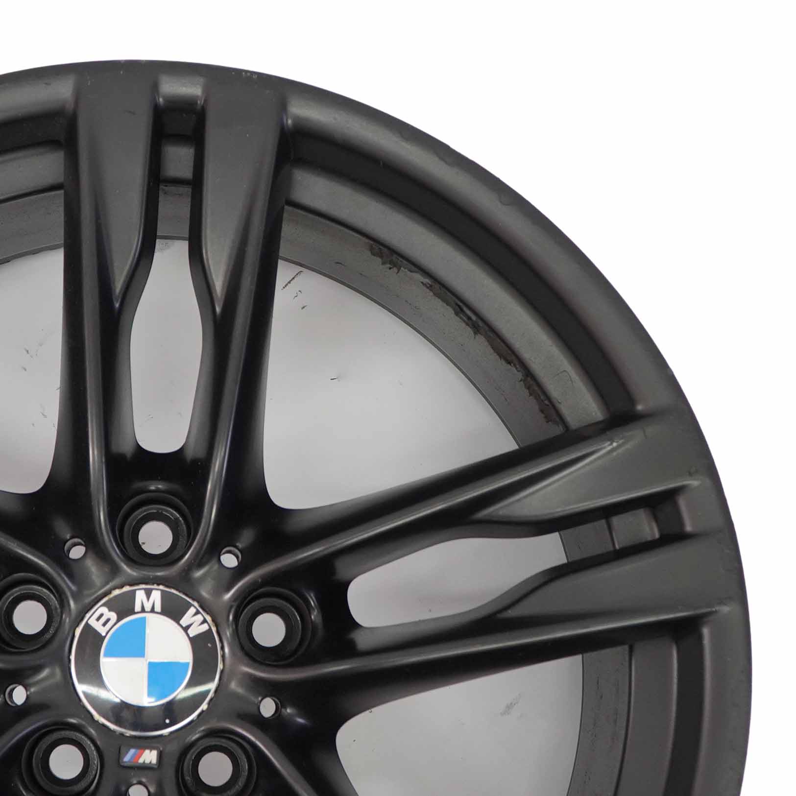 BMW F06 Black Front Wheel Alloy Rim 20" ET:33 8.5J M Double Spoke 373 7843715