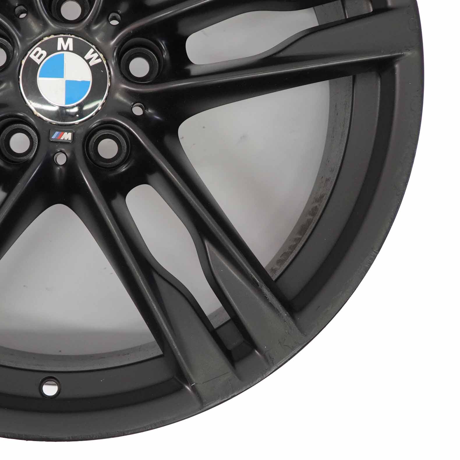 BMW F06 Black Front Wheel Alloy Rim 20" ET:33 8.5J M Double Spoke 373 7843715