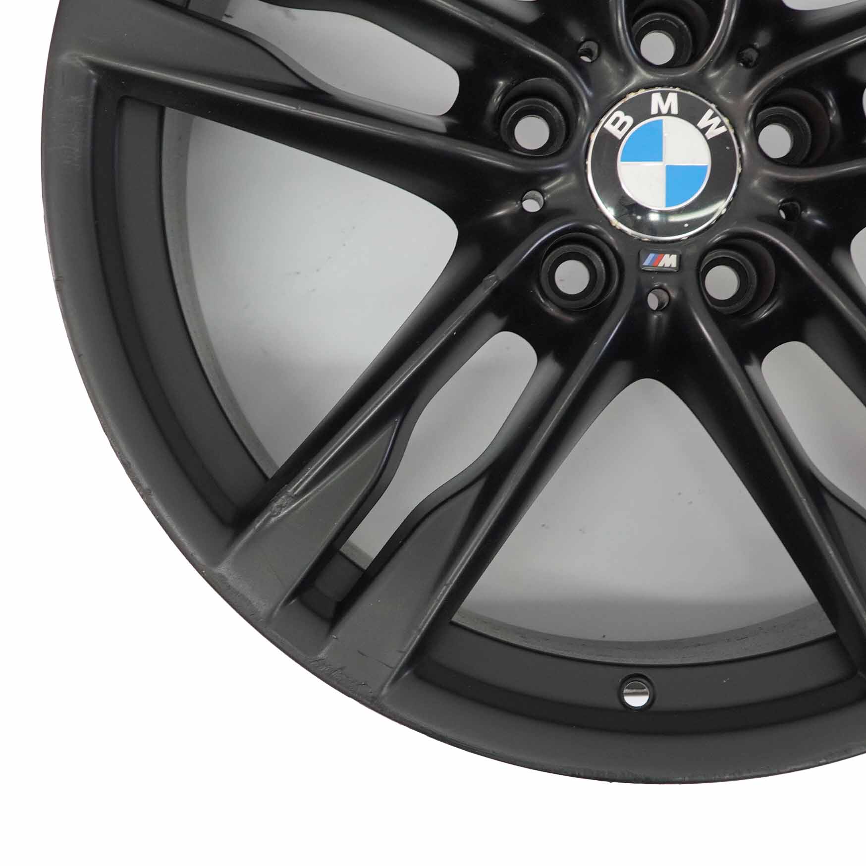 BMW F06 Black Front Wheel Alloy Rim 20" ET:33 8.5J M Double Spoke 373 7843715